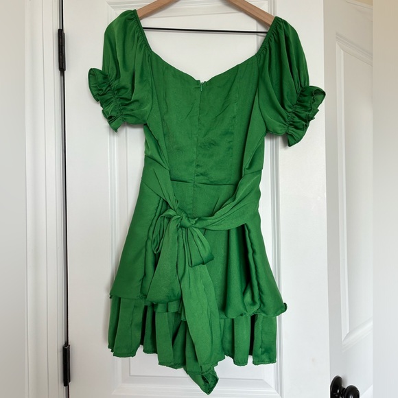 Steps New York @Balance Emerald Green Flowy Romper Size Large NWT - Picture 2 of 5